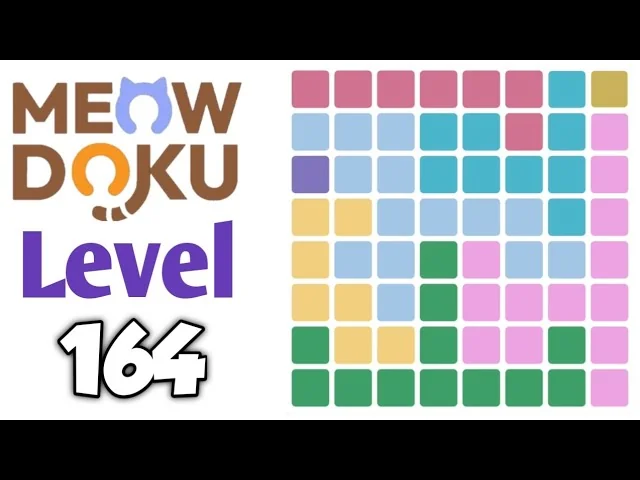 Meowdoku Level 164 board layout