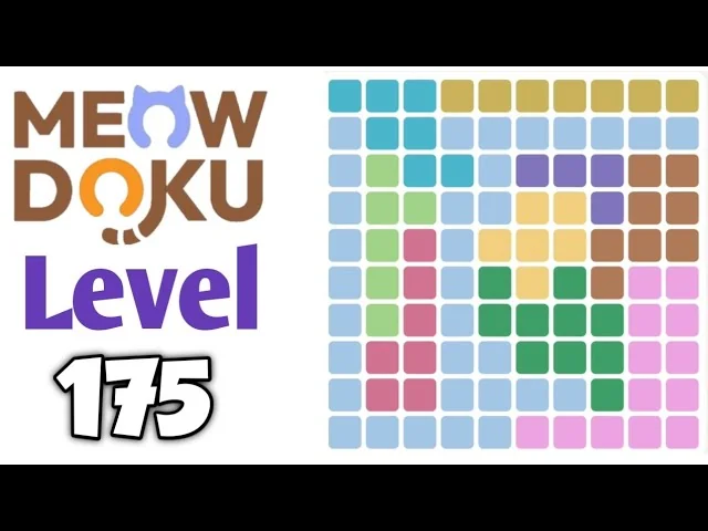 Meowdoku Level 175 board layout