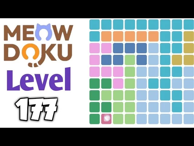Meowdoku Level 177 board layout