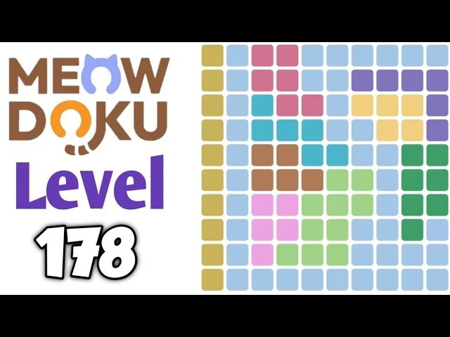 Meowdoku Level 178 board layout