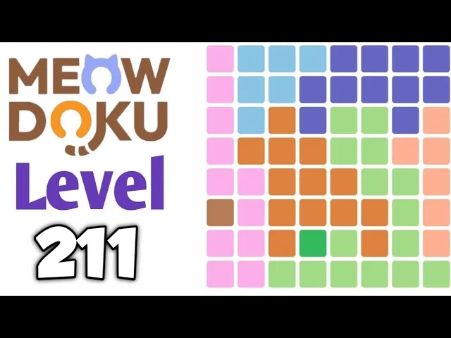 Meowdoku Level 211 board layout