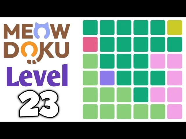 Meowdoku Level 23 board