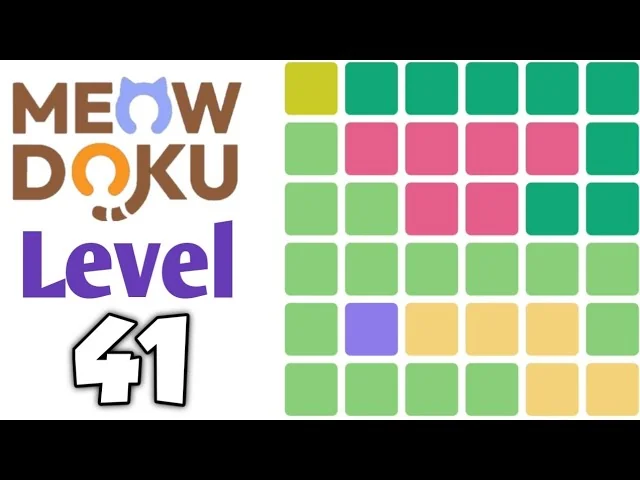 Meowdoku Level 41 board layout