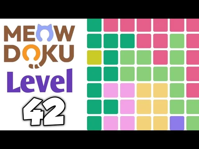 Meowdoku Level 42 board layout