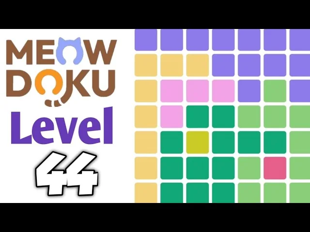 Meowdoku Level 44 board layout