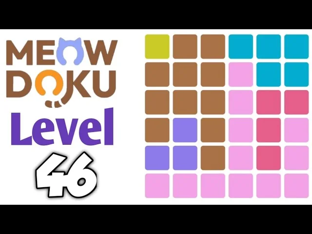 Meowdoku Level 46 board layout