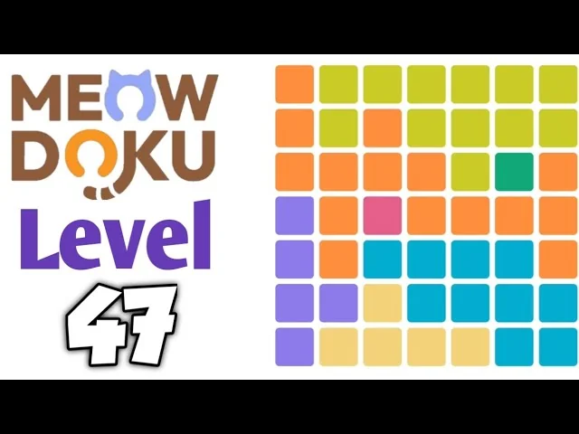 Meowdoku Level 47 board layout