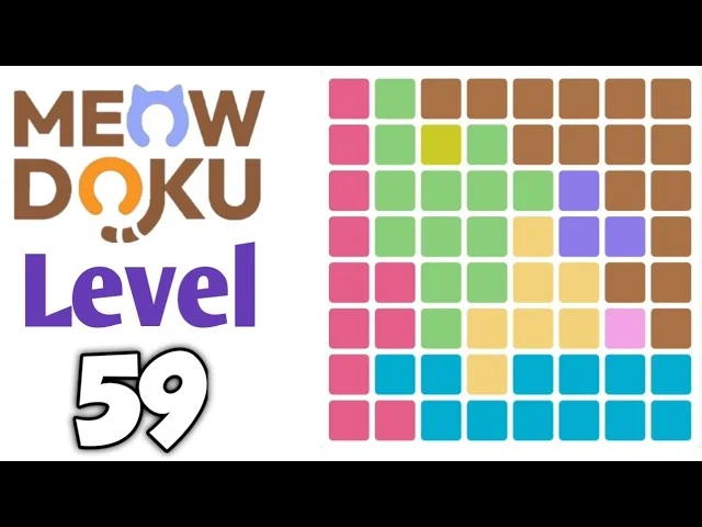 Meowdoku Level 59 board layout