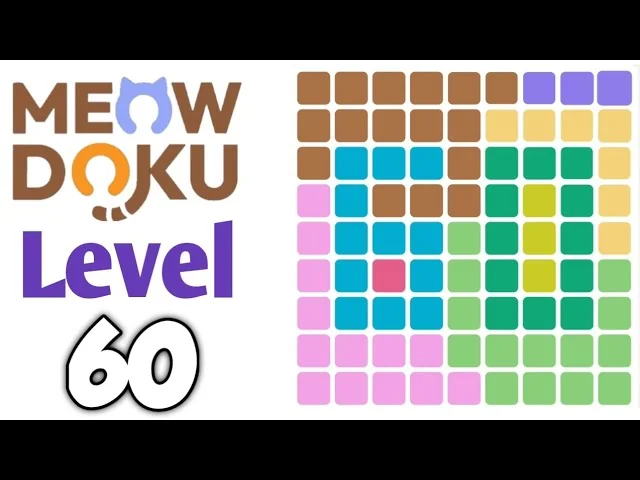 Meowdoku Level 60 board layout
