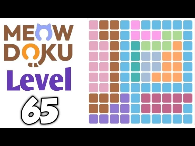 Meowdoku Level 65 board layout