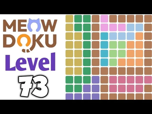 Meowdoku Level 73 board layout