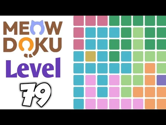 Meowdoku Level 79 board layout