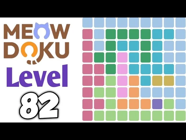 Meowdoku Level 82 board layout