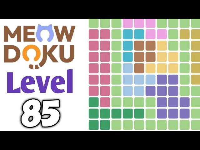 Meowdoku Level 85 board layout