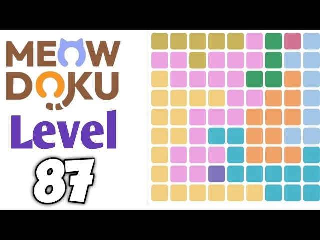 Meowdoku Level 87 board layout