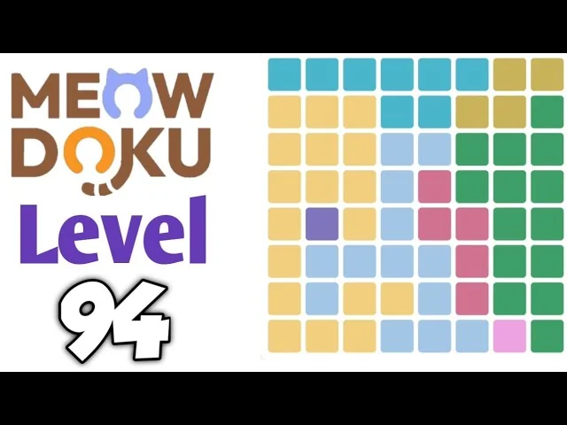 Meowdoku Level 94 board layout