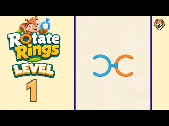 Rotate Rings Level 1 board