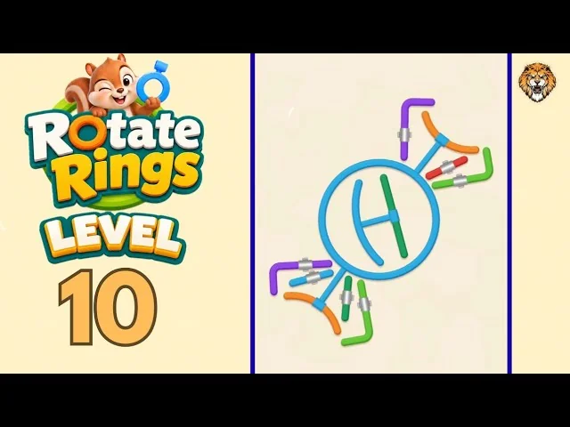 Rotate Rings Level 10 board