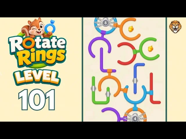 Rotate Rings Level 101 board