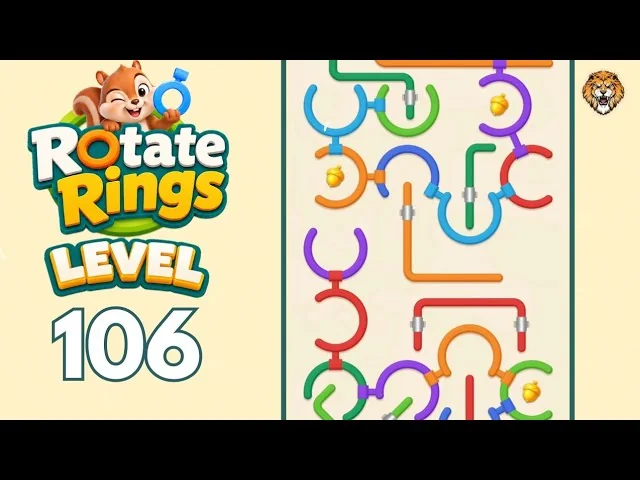 Rotate Rings Level 106 board