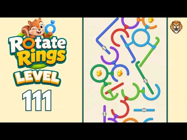 Rotate Rings Level 111 board