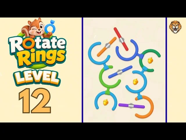 Rotate Rings Level 12 board