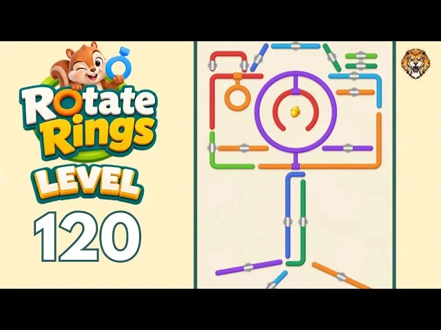 Rotate Rings Level 120 board