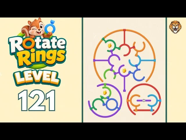 Rotate Rings Level 121 board