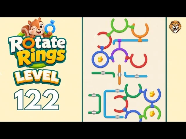 Rotate Rings Level 122 board