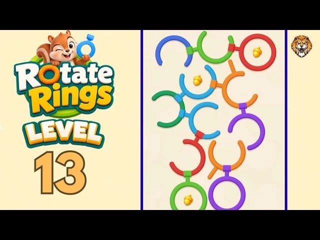 Rotate Rings Level 13 board