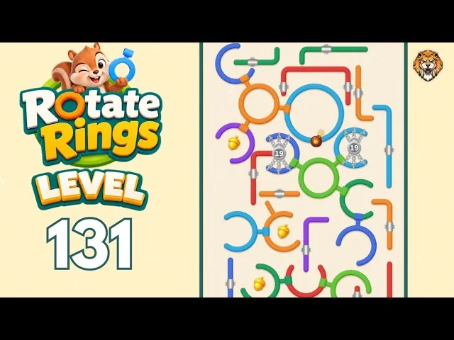 Rotate Rings Level 131 board