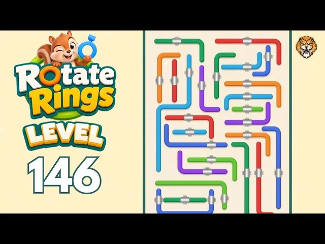 Rotate Rings Level 146 board
