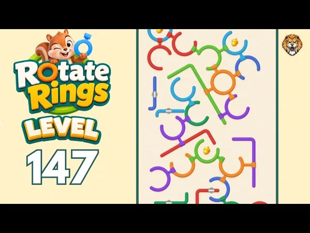 Rotate Rings Level 147 board