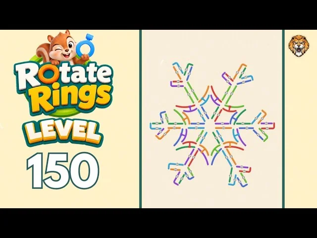 Rotate Rings Level 150 board