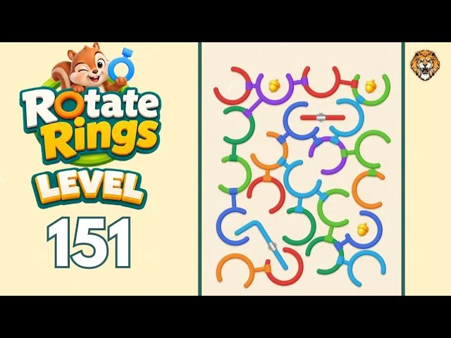 Rotate Rings Level 151 board