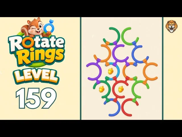 Rotate Rings Level 159 board