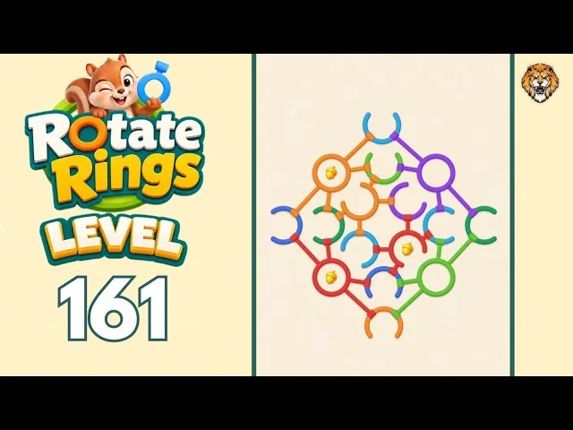 Rotate Rings Level 161 board