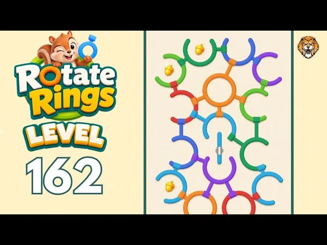 Rotate Rings Level 162 board