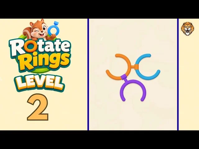 Rotate Rings Level 2 board