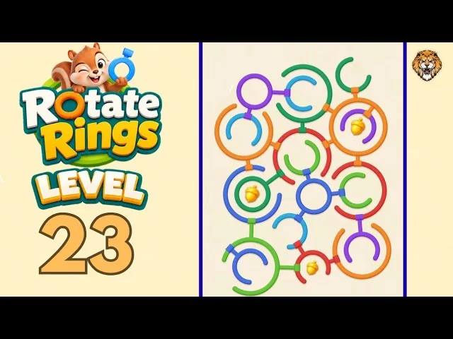 Rotate Rings Level 23 board