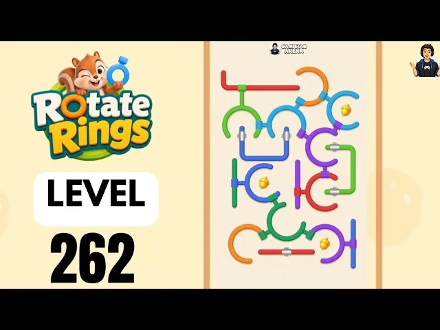 Rotate Rings Level 262 board layout