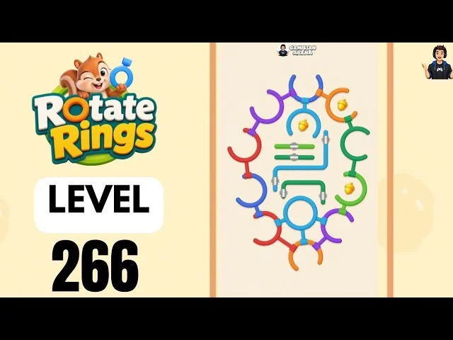 Rotate Rings Level 266 board layout