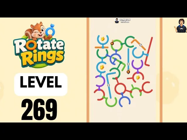 Rotate Rings Level 269 board layout