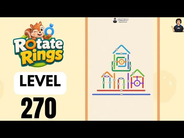 Rotate Rings Level 270 board layout