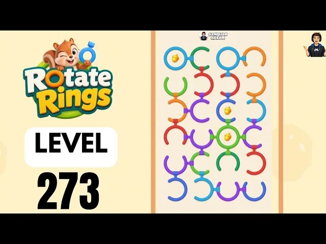 Rotate Rings Level 273 board layout