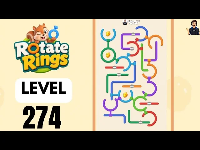 Rotate Rings Level 274 board layout