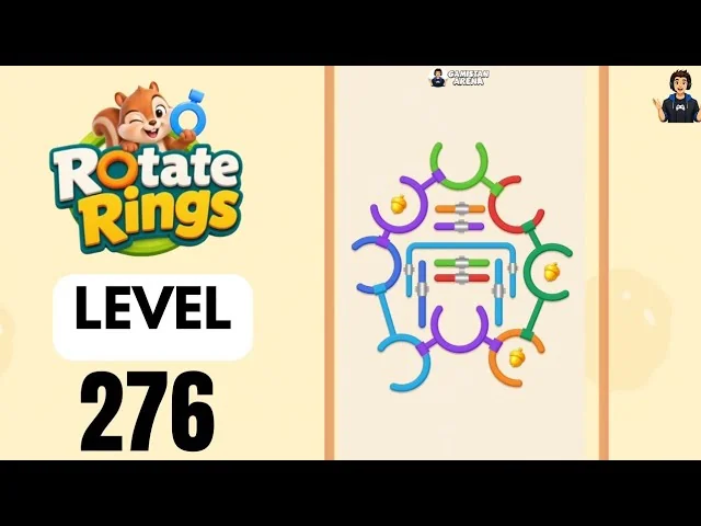 Rotate Rings Level 276 board layout