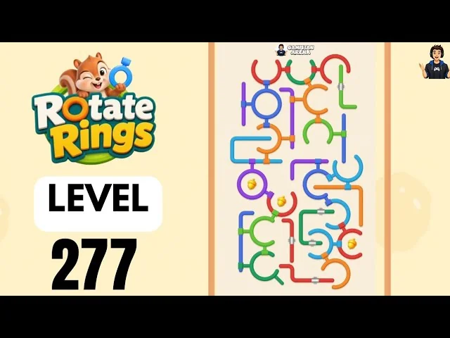 Rotate Rings Level 277 board layout