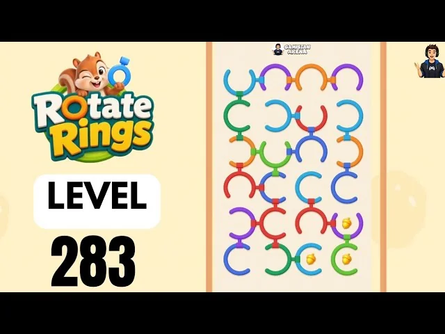 Rotate Rings Level 283 board layout