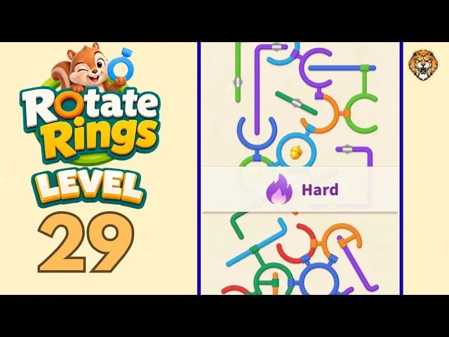 Rotate Rings Level 29 board